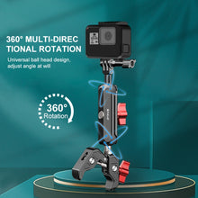 Load image into Gallery viewer, PULUZ Motorcycle Handlebar Crab Clamp Magic Arm Rod Mount, Crab Clamp