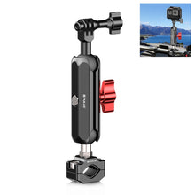 Load image into Gallery viewer, PULUZ Motorcycle Rearview Medium Clamp Magic Arm Rod Mount, Medium Clamp