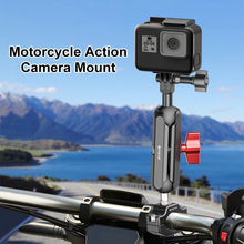 Load image into Gallery viewer, PULUZ Motorcycle Rearview Medium Clamp Magic Arm Rod Mount, Medium Clamp