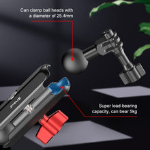 Load image into Gallery viewer, PULUZ Motorcycle Rearview Medium Clamp Magic Arm Rod Mount, Medium Clamp
