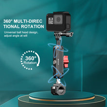 Load image into Gallery viewer, PULUZ Motorcycle Rearview Large Clamp Magic Arm Rod Mount, Large Clamp