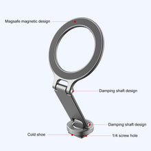 Load image into Gallery viewer, Foldable MagSafe Magnet Cold Shoe On-Camera Phone Mount, Cold Shoe Mount