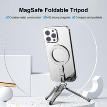 Load image into Gallery viewer, Foldable MagSafe Magnet Tripod Desk Phone Mount Handle Bracket, Desk Phone Mount