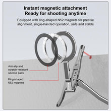 Load image into Gallery viewer, Foldable MagSafe Magnet Tripod Desk Phone Mount Handle Bracket, Desk Phone Mount