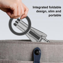 Load image into Gallery viewer, Foldable MagSafe Magnet Tripod Desk Phone Mount Handle Bracket, Desk Phone Mount