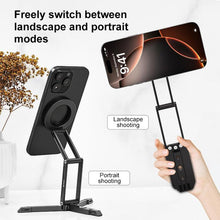 Load image into Gallery viewer, MagSafe Desktop Live Streaming Magnetic Foldable Phone Holder Bracket, Live Streaming Bracket
