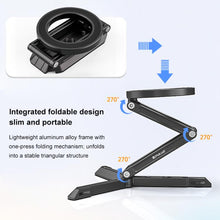 Load image into Gallery viewer, MagSafe Desktop Live Streaming Magnetic Foldable Phone Holder Bracket, Live Streaming Bracket