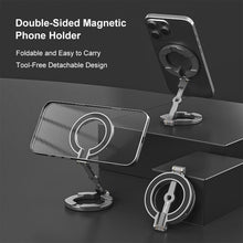 Load image into Gallery viewer, MagSafe Dual-Head Magnetic Folding Phone Holder Bracket, Dual-Head Magnetic Bracket