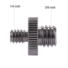 Load image into Gallery viewer, PULUZ 1/4 inch Male Thread to 3/8 inch Male Thread Adapter Screw, 1/4 Male to 3/8 Male