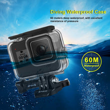 Load image into Gallery viewer, PULUZ 60m Underwater Depth Diving Case Waterproof Camera Housing for GoPro HERO8 Black, For GoPro HERO8 Black