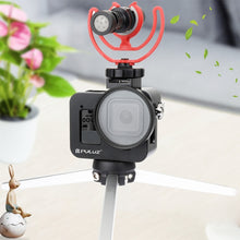 Load image into Gallery viewer, PULUZ Housing Shell CNC Aluminum Alloy Protective Cage with Insurance Frame &amp; 52mm UV Lens for GoPro HERO8 Black, For HERO8 Black with Frame