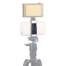 Load image into Gallery viewer, PULUZ Universal Phone Aluminum Alloy Clamp Holder Bracket with Cold Shoe For iPhone, Galaxy, Huawei, Xiaomi, Sony, HTC, Google and other Smartphones