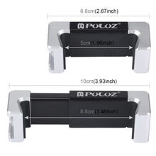 Load image into Gallery viewer, PULUZ Universal Phone Aluminum Alloy Clamp Holder Bracket with Cold Shoe For iPhone, Galaxy, Huawei, Xiaomi, Sony, HTC, Google and other Smartphones