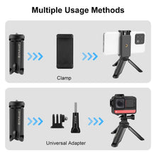 Load image into Gallery viewer, For iPhone, Galaxy, Huawei, Xiaomi, Sony, HTC, Google and other Smartphones, Tripod+Clamp 1
