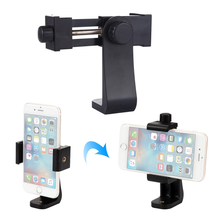 PULUZ 360 Degree Rotating Universal Horizontal Vertical Shooting Phone Clamp Holder Bracket for iPhone, Galaxy, Huawei, Xiaomi, Sony, HTC, Google and other Smartphones