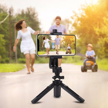 Load image into Gallery viewer, PULUZ 360 Degree Rotating Universal Horizontal Vertical Shooting Phone Clamp Holder Bracket for iPhone, Galaxy, Huawei, Xiaomi, Sony, HTC, Google and other Smartphones