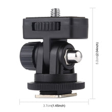 Load image into Gallery viewer, PULUZ 1/4 inch Screw Thread Cold Shoe Tripod Mount Adapter, Mount Adapter