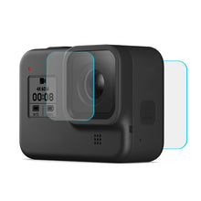 Load image into Gallery viewer, PULUZ for GoPro HERO8 Black Lens + LCD Display 9H 2.5D Tempered Glass Film, For GoPro HERO8 Black