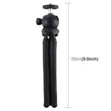 Load image into Gallery viewer, PULUZ Mini Octopus Flexible Tripod Holder with Ball Head for SLR Cameras, GoPro, Cellphone, Size: 25cmx4.5cm, 25cm Tripod(US), 25cm Tripod