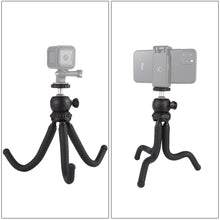 Load image into Gallery viewer, PULUZ Mini Octopus Flexible Tripod Holder with Ball Head for SLR Cameras, GoPro, Cellphone, Size: 25cmx4.5cm, 25cm Tripod(US), 25cm Tripod