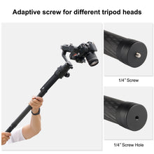 Load image into Gallery viewer, PULUZ Carbon Fiber Extension Monopod Pole Rod Extendable Stick for DJI / MOZA / Feiyu V2 / Zhiyun G5 / SPG Gimbal, Length: 35cm, 35cm