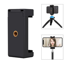 Load image into Gallery viewer, PULUZ Selfie Sticks Tripod Mount Phone Clamp with 1/4 inch Screw Holes &amp; Cold Shoe Base