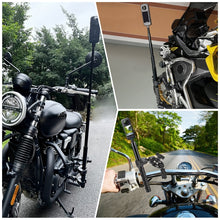Load image into Gallery viewer, PULUZ Motorcycle Double Dual-heads Crabs Clamps Handlebar Fixed Mount 150cm Selfie Stick, Double Dual-heads Crabs