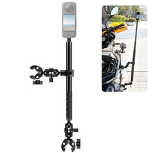 Load image into Gallery viewer, PULUZ Motorcycle Dual-heads Crab &amp; Single Heads Clamps Handlebar Fixed Mount 150cm Selfie Stick, Dual-heads Crab &amp; Single Heads Clamps