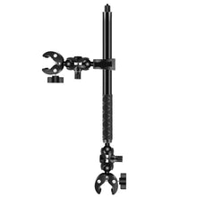 Load image into Gallery viewer, PULUZ Motorcycle Dual-heads Crab &amp; Single Heads Clamps Handlebar Fixed Mount 150cm Selfie Stick, Dual-heads Crab &amp; Single Heads Clamps