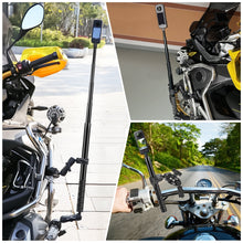 Load image into Gallery viewer, PULUZ Motorcycle Dual-heads Crab &amp; Single Heads Clamps Handlebar Fixed Mount 150cm Selfie Stick, Dual-heads Crab &amp; Single Heads Clamps