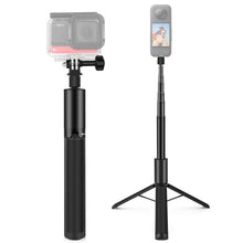 Load image into Gallery viewer, PULUZ 1.22m Retractable Invisible Selfie Stick with Tripod For Insta360 X4 / X3