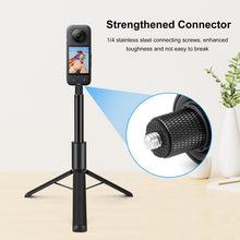 Load image into Gallery viewer, PULUZ 1.22m Retractable Invisible Selfie Stick with Tripod For Insta360 X4 / X3
