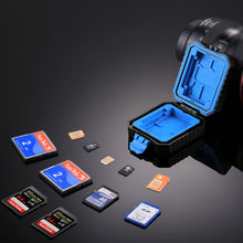 Load image into Gallery viewer, PULUZ 11 in 1 Memory Card Case for 3SIM + 2XQD + 2CF + 2TF + 2SD Card, 11 in 1