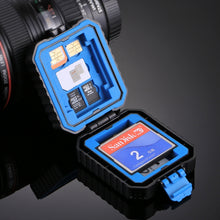 Load image into Gallery viewer, PULUZ 11 in 1 Memory Card Case for 3SIM + 2XQD + 2CF + 2TF + 2SD Card, 11 in 1