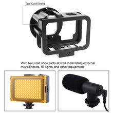 Load image into Gallery viewer, For GoPro HERO13 Black /12 Black /11 Black /10 Black /9 Black PULUZ Thin Housing Shell CNC Aluminum Alloy Protective Cage with Insurance Frame &amp; 52mm UV Lens, For GoPro HERO9 Black Thin