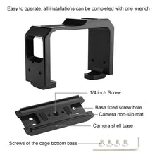 Load image into Gallery viewer, PULUZ Aluminum alloy Frame Mount Protective Case Cage with Cold Shoe Base Slot &amp; Tripod Base Adapter for Insta360 One R, For Insta 360 One R Frame Cage(B), For Insta 360 One R Frame Cage(R)