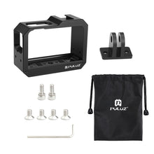 Load image into Gallery viewer, PULUZ Aluminum alloy Frame Mount Protective Case Cage with Cold Shoe Base Slot &amp; Tripod Base Adapter for Insta360 One R, For Insta 360 One R Frame Cage(B), For Insta 360 One R Frame Cage(R)