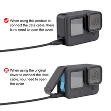 Load image into Gallery viewer, PULUZ Metal Battery Side Interface Cover for GoPro HERO13 Black /12 Black /11 Black /10 Black /9 Black, Metal Plastic Side Cover