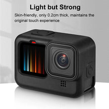 Load image into Gallery viewer, PULUZ for GoPro HERO12 Black /11 Black /10 Black /9 Black Silicone Protective Case Cover with Wrist Strap &amp; Lens Cover, For GoPro HERO9 Black
