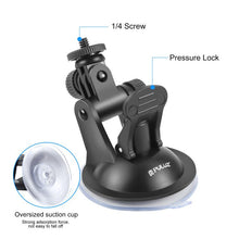 Load image into Gallery viewer, PULUZ Car Suction Cup Mount with Screw &amp; Tripod Mount Adapter &amp; Storage Bag for GoPro, Insta360, DJI and Other Action Cameras, Sucker Mount