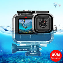 Load image into Gallery viewer, For GoPro HERO13 Black /12 Black /11 Black /10 Black /9 Black PULUZ 60m Waterproof Housing Protective Case with Buckle Basic Mount &amp; Screw, For GoPro HERO9 Black