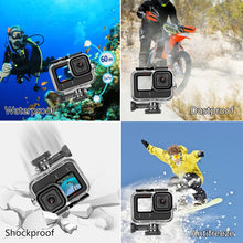 Load image into Gallery viewer, For GoPro HERO13 Black /12 Black /11 Black /10 Black /9 Black PULUZ 60m Waterproof Housing Protective Case with Buckle Basic Mount &amp; Screw, For GoPro HERO9 Black