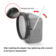 Load image into Gallery viewer, PULUZ 52mm UV Lens Filter for GoPro HERO12 Black /11 Black Mini /11 Black /10 Black /9 Black, with Adapter Ring, UV Filter