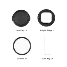 Load image into Gallery viewer, PULUZ 52mm UV Lens Filter for GoPro HERO12 Black /11 Black Mini /11 Black /10 Black /9 Black, with Adapter Ring, UV Filter