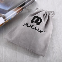 Load image into Gallery viewer, PULUZ Storage Bag with Stay Cord for GoPro, Insta360, DJI and Other Action Cameras Accessories, Flannel Bag, Size: 24.5cm x 20.5cm, Nylon Mesh Bag, Size: 21.5cm x 15.5cm