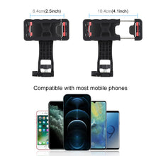 Load image into Gallery viewer, PULUZ 360 Degree Rotating Horizontal Vertical Shooting Phone ABS Clamp Holder Bracket For iPhone, Galaxy, Huawei, Xiaomi, Sony, HTC, Google and other Smartphones