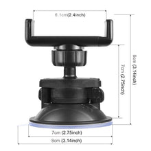 Load image into Gallery viewer, PULUZ 360 Degree Rotating Suction Cup Clamp Holder Bracket For iPhone, Galaxy, Huawei, Xiaomi, Sony, HTC, Google and other Smartphones