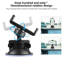 Load image into Gallery viewer, PULUZ 360 Degree Rotating Suction Cup Clamp Holder Bracket For iPhone, Galaxy, Huawei, Xiaomi, Sony, HTC, Google and other Smartphones