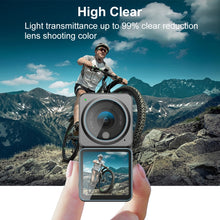Load image into Gallery viewer, PULUZ 3 in 1 Lens + Front and Back LCD Display 9H 2.5D Tempered Glass Film for DJI Action 2, Lens Screen Film