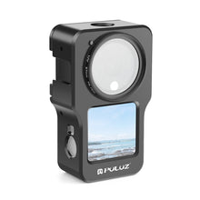 Load image into Gallery viewer, PULUZ CNC Aluminum Alloy Cage for DJI Action 2, Aluminum Cage (Black), Aluminum Cage (Titanium Color)